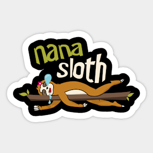 Nana Sloth Sticker